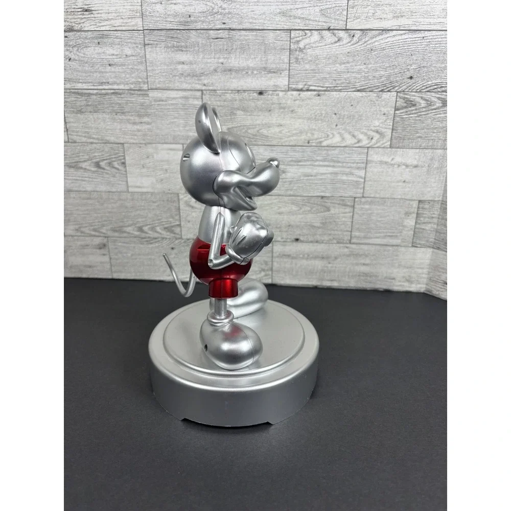 Disney‎ 100 Years Dancing Mickey Mouse Dancing Toy Statue 9 inch Tested